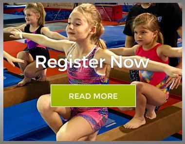 Graphic link for Registration page for Springfield Gymnastics